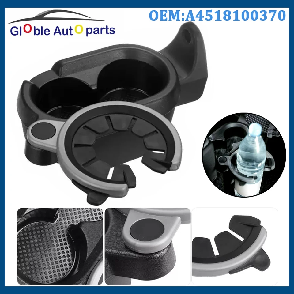Nové pre Mercedes-Benz Smart Fortwo 450 451 A451EV C451 Centrum automobilu Console Cup Foth Fľašu Fľašu Coin Tray A4518100370