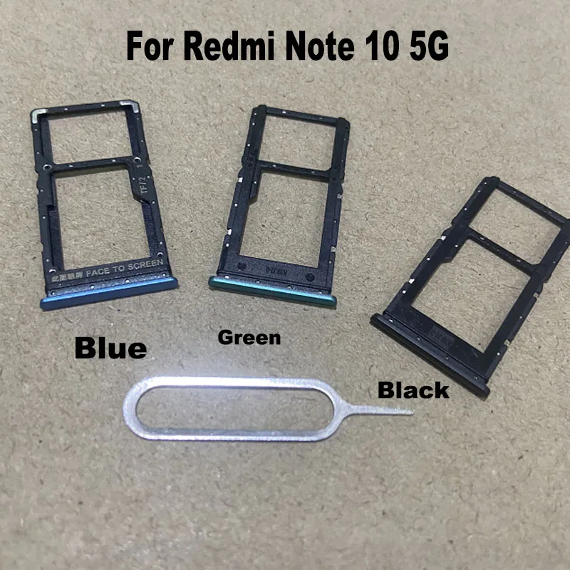 Nové pre Xiaomi Redmi Poznámka 10 10T 5G SIM SIM Card Tray Slot Držiteľ držiaka Socket Adapter Connector Výmena diel