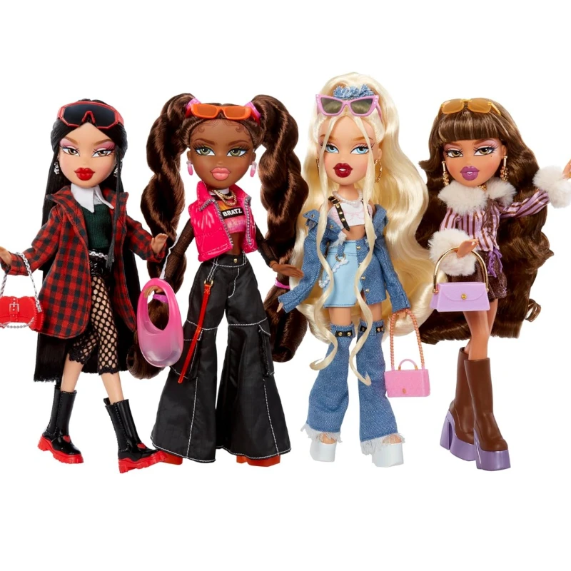 Nové prekvapenie Doll Bratz Alwayz Sasha Fashion Doll s 10 doplnkami a darčekmi pre plagáty pre dievčatá pre dievčatá