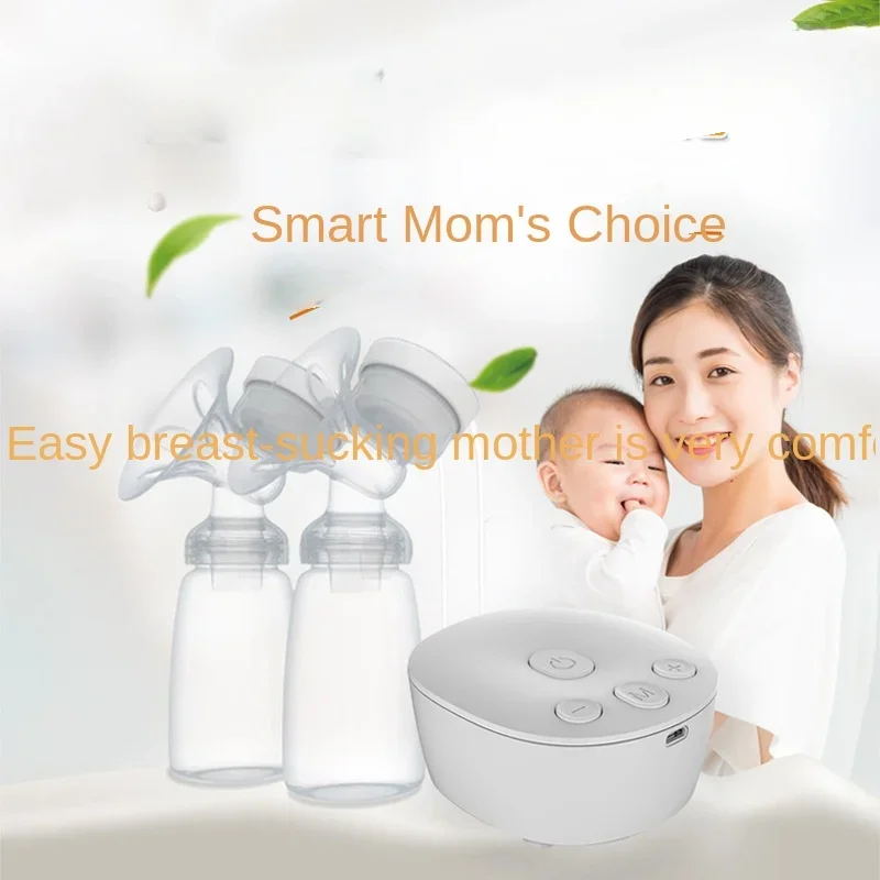 Nové prenosné elektrické čerpadlo na prsné čerpadlo na dojčenie ruky bez rúk s nízkym hlukom Comfort Milk Collector BPA-Free