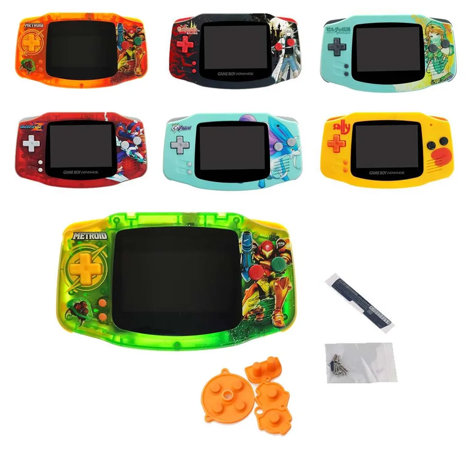 Nové prispôsobené vopred prerezané plášťa IPS pre bývanie pre vtipné hry GBA IPS V2 V3 LCD SCRADE