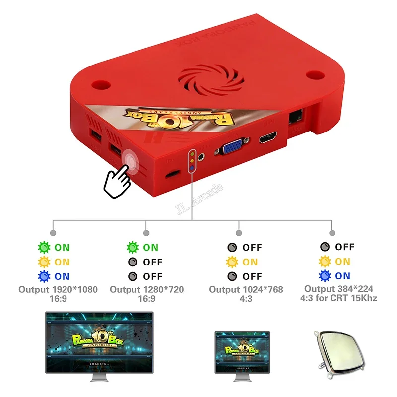 Nové produkty Pandoras Box Family Verzia 10. 5142 Classic Video Game Console Retro Arcade Game Cena za predaj