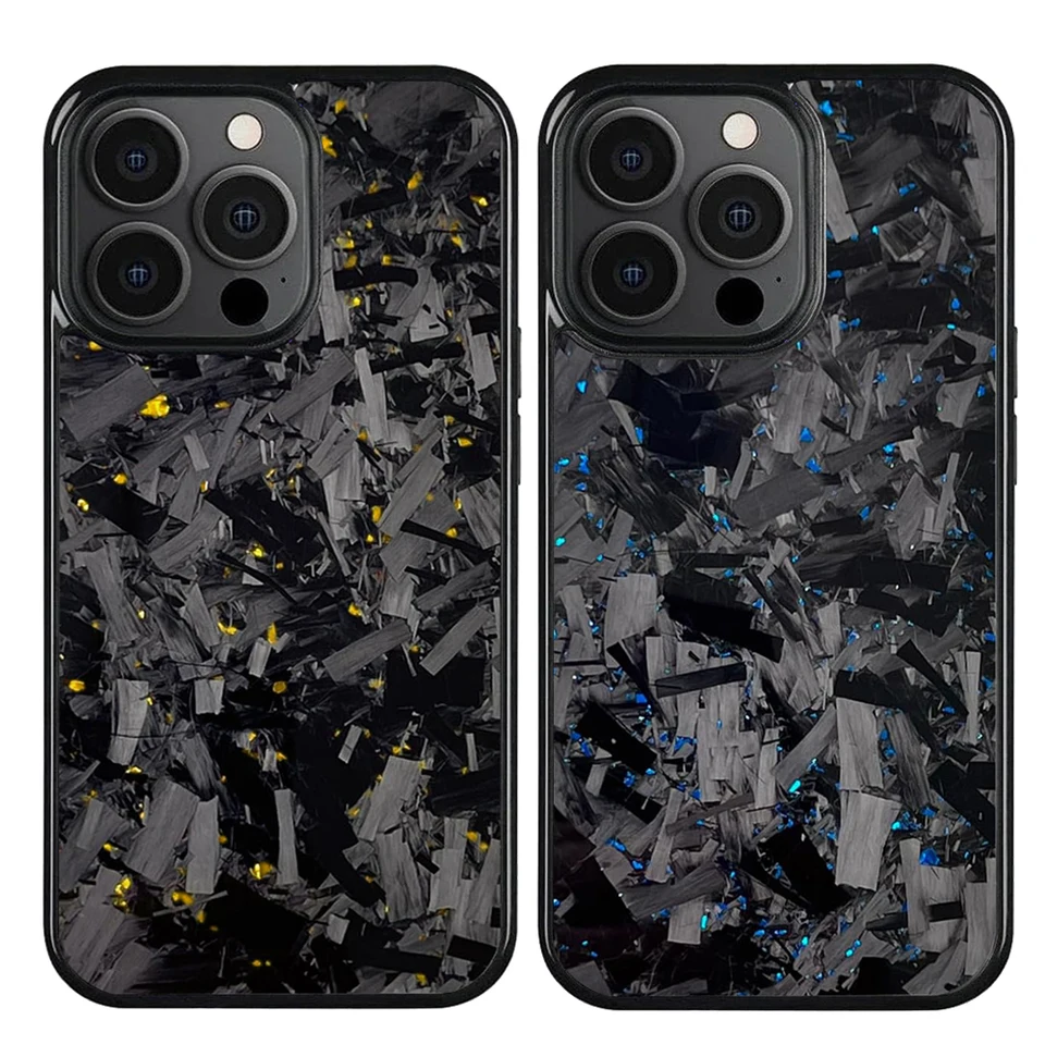 Nové prípady pre iPhone 15 Pro Max Real Forged uhlíkové vlákno pre iPhone 16 13 14 12 11 14 14Pro 13Prromax puzdro proti pádu