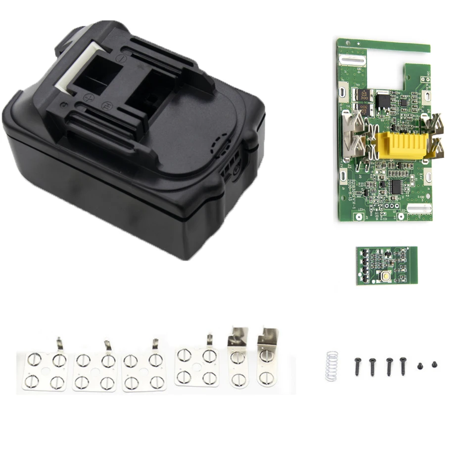 Nové puzdro na batériu z roku 18650 pre Makita 18V s DPS obvodovou doskou LED Indikátor Elektronické náradie BL1850 BL1830