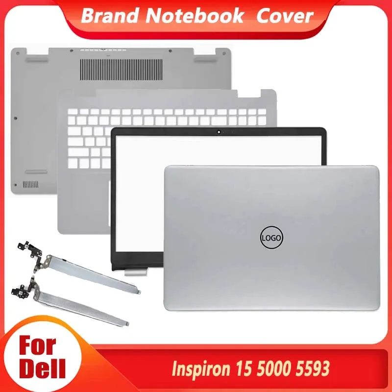 Nové puzdro pre notebook pre Dell Insprion 15 5000 5593 LCD zadný kryt predného rámu Hinges Palmrest dolný spodný puzdro 15.6 