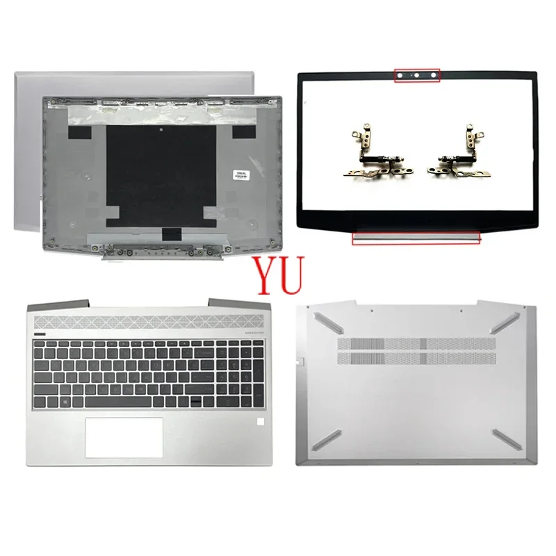 Nové puzdro pre notebook pre HP Zhan 99 G1 Zbook 15V G5 TPN-C134 LCD zadný kryt predného predného rámu Klávesnica Spodné puzdro Hinges Top strieborná šedá