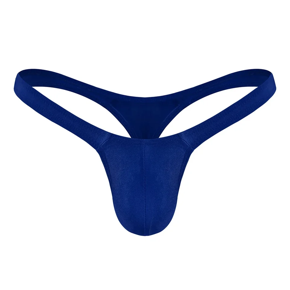 Nové pánske nízko vzostupné spodky T-back spodky Crotch Bulge Vrecko Režiséry bikiny Bikiny Priedušné otvorené zadok Sexy G String nohavičky