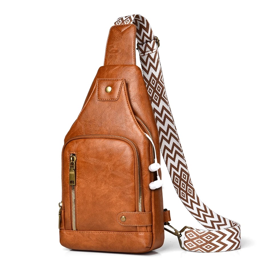 Nové ramenné vrecko Muž Náhodné hrudné podnikanie Muž Muž Multifunkčné ženy batoh cyklistického športu Rucksnack Pánska kabelka Crossbody