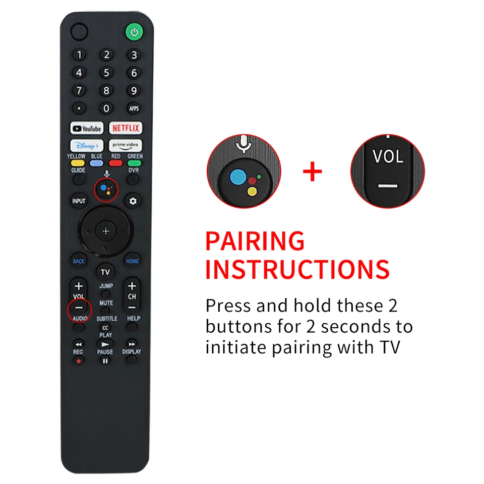 Nové RMF-TX520U Nahradiť inteligentné televízne hlasové diaľkové ovládanie pre Sony KD55X85J XR65A80J KD65X85J XS-75X90CJ KD75X85J KD85X91CJ