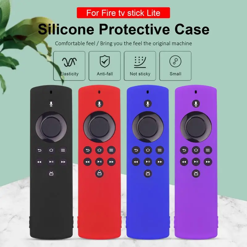 Nové silikónové diaľkové ovládanie pre Fire TV Stick Lite Amazon Fire TV Stick Soft Soft Washable TV diaľkové ovládacie prvky
