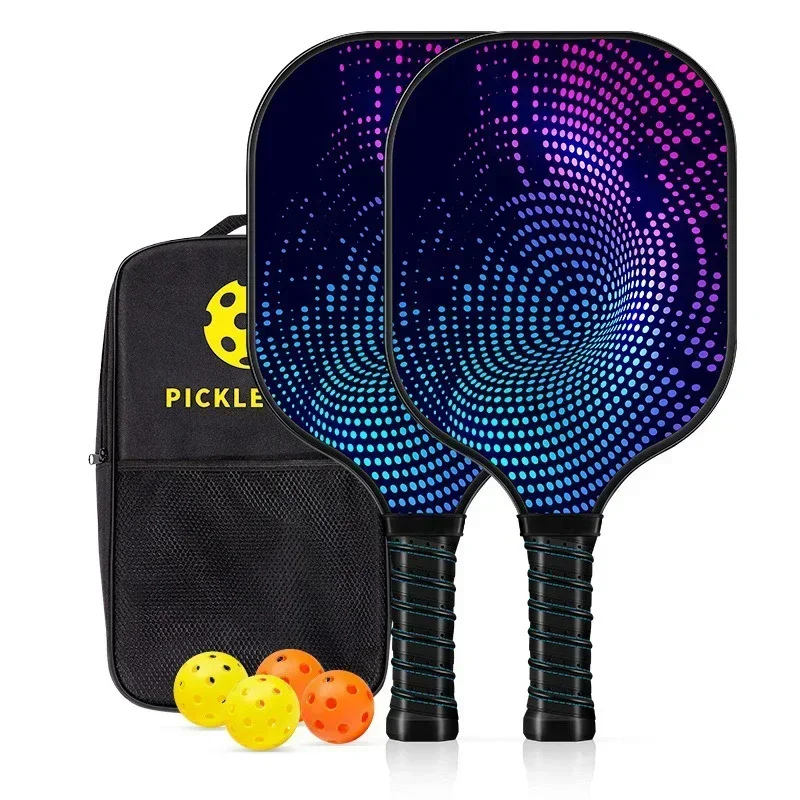 Nové sklenené vlákno Pickball Tennis Rackety Honeycomb Core PVC Ochrana Ochrana pásu póry PU Soft