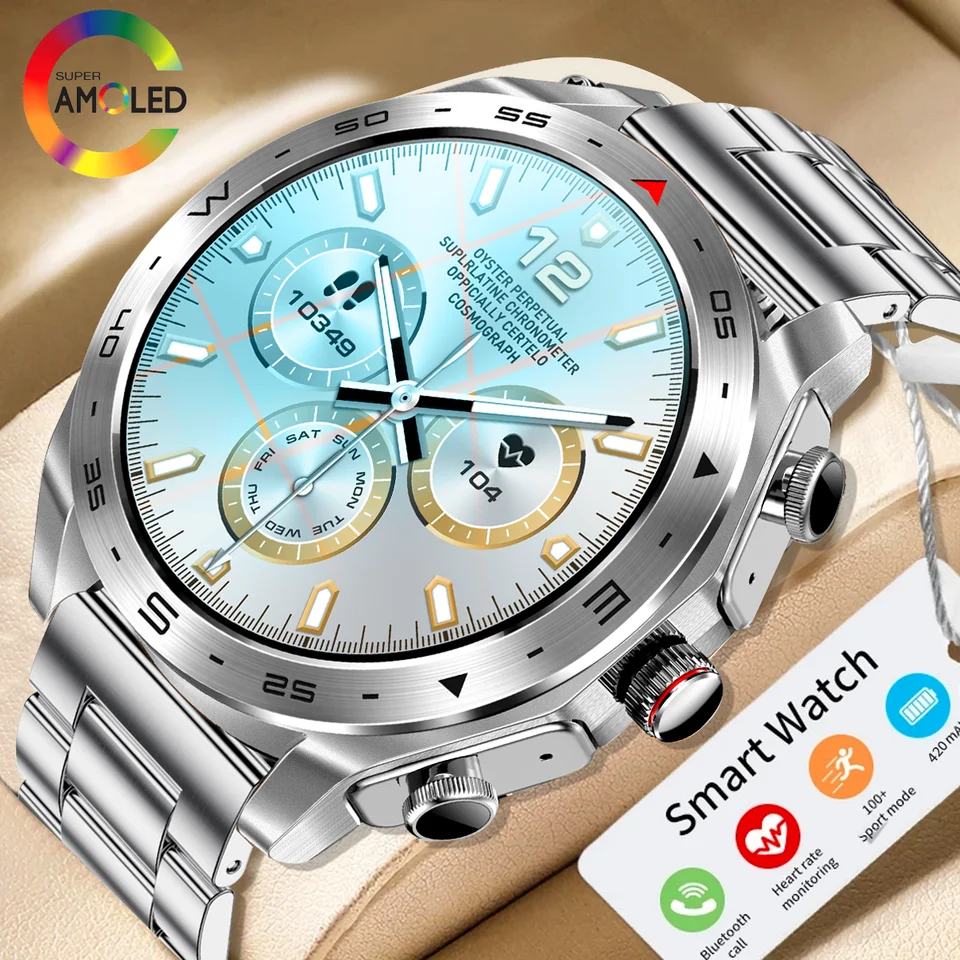 Nové smartwatch TWS Bluetooth Headset Two-in-One 1,52 HD Displej srdcovej frekvencie Monitor Male Sports IP67 Vodotesný Smartwarch 2024