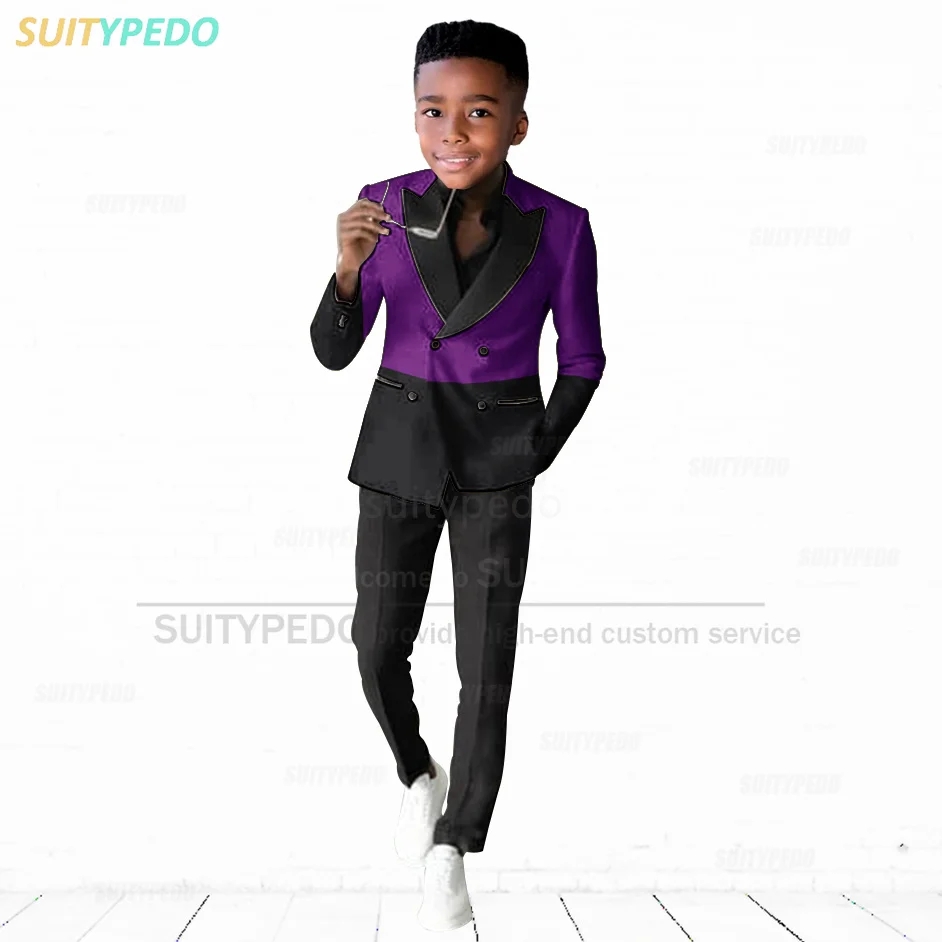 Nové súpravy obleku pre deti promócie ceremoniálu vlastné formálne blazer nohavice oblečenie svadobné banketové kvetiny deti elegantné smokingy