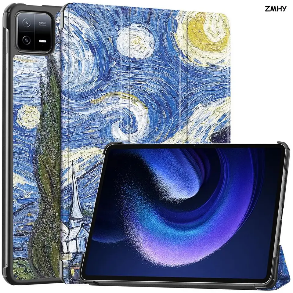 Nové tabletové puzdro pre Xiaomi Pad 6Pro 2023 PU Leather Stožiarny uhol Ochranná škrupina odolná voči krytu Xiaomi 6 2023