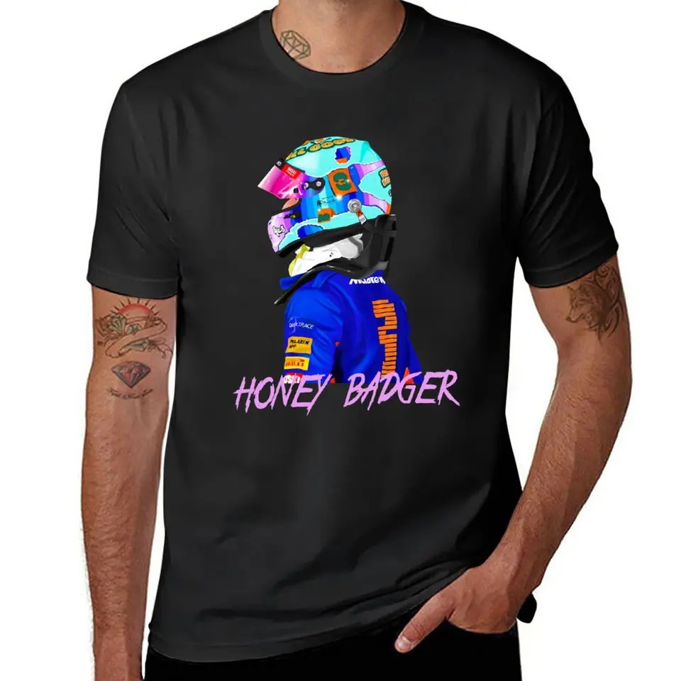Nové tričko s jazvečkou Honey Badger Tričko Čierne tričká Krátke tričko potné košele Tee tričko Plain T tričká muži