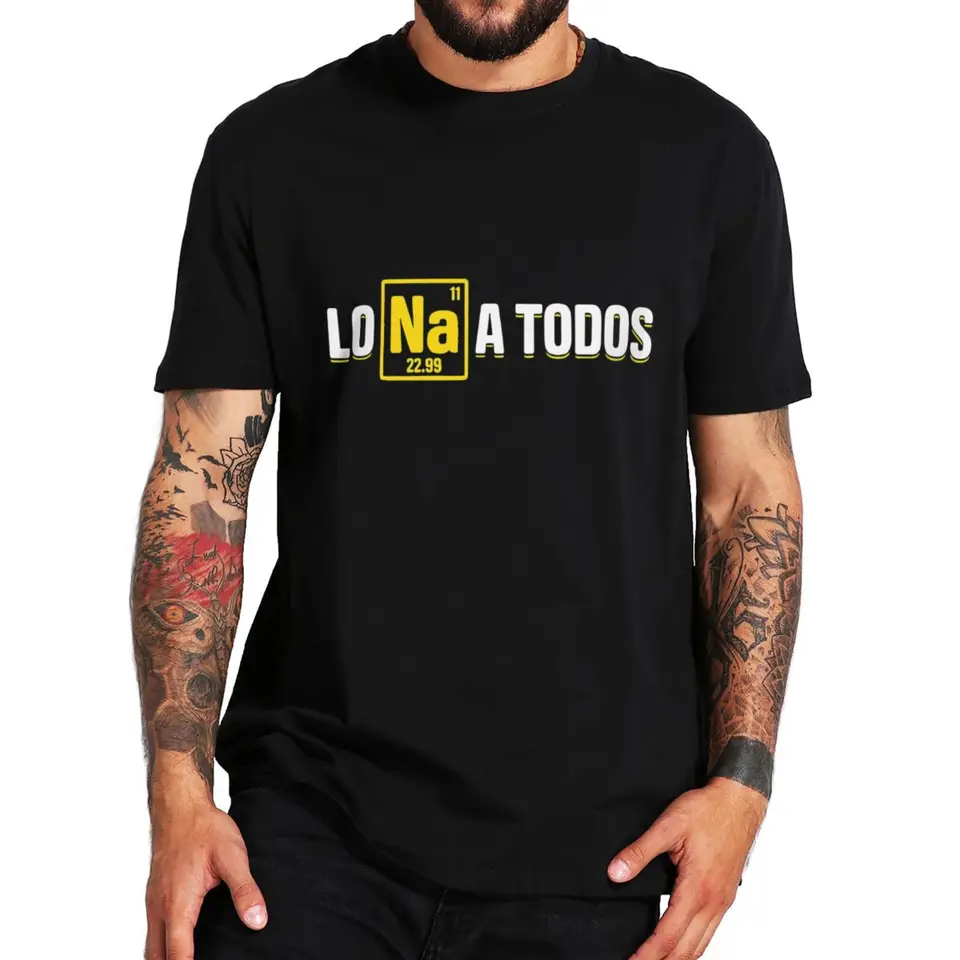 Nové tričká značky Male Značka Nenávidím ich všetky tričko Funny španielsky text chémia na huns vtip TEE Tops Príležitostné bavlnené unisex tričká