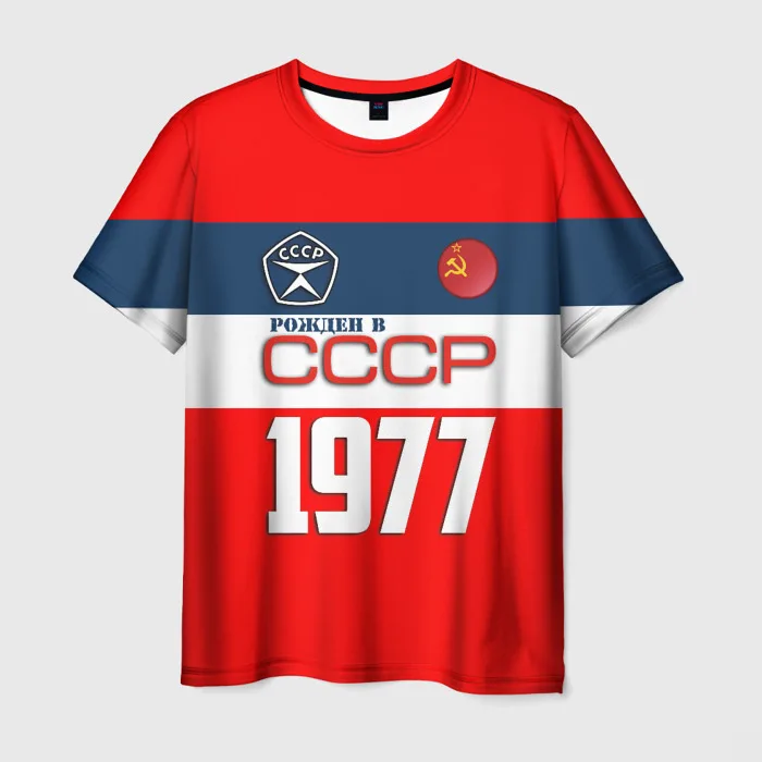 Nové vinobranie CCCP ruské mužské 3D tlačené tričká módy módne ZSSR Sovietsky zväzok vzor s krátkym rukávom tričko Tops Tops Oblečenie