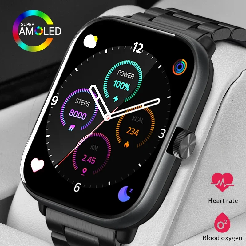 Nové vojenské inteligentné hodinky Men IP68 5ATM Outdoor GPS Sports Fitness Tracker Zdravie monitor 1.83 