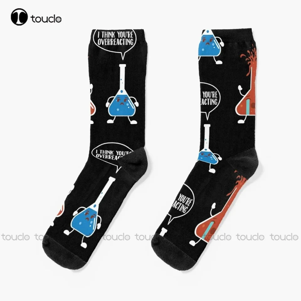 Nové vtipné nerd chemické chemické vedecké darčeky dodávky USA personalizované vlastné unisex dospelé dospievajúce ponožky