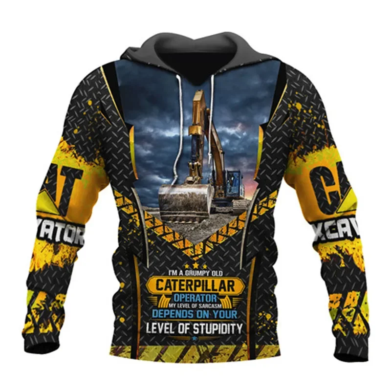 Nové vybavenie Equarge Instrument Street Wear 3D tlačená kapucňa / mikina / zipsová kapucňa top