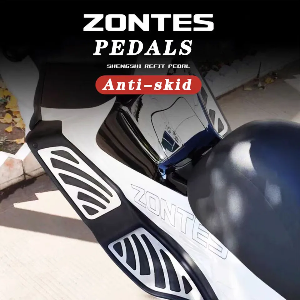 Nové Zontes 350E E350 350 E ZT350E Nerezová oceľ Pedál Pedál Zontes kovový drôt kresliaci doska protiškriatok a opotrebenie odolné voči nohám