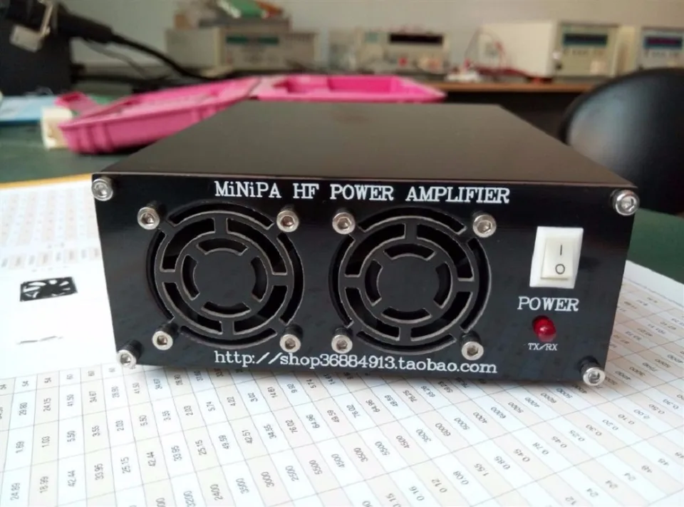Nové zostavené hotové MINIPA200 MINI 200W HF Power zosilňovač ShortWave Power Zosilňovač s káblom Connect