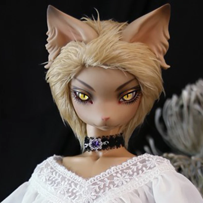 Nové zviera Bjd Doll SD 1/4 body Muž Muž Mine Mine Oskar Cat hlava Bear Bear Spoločnosť Hovno prémiová živica zásob