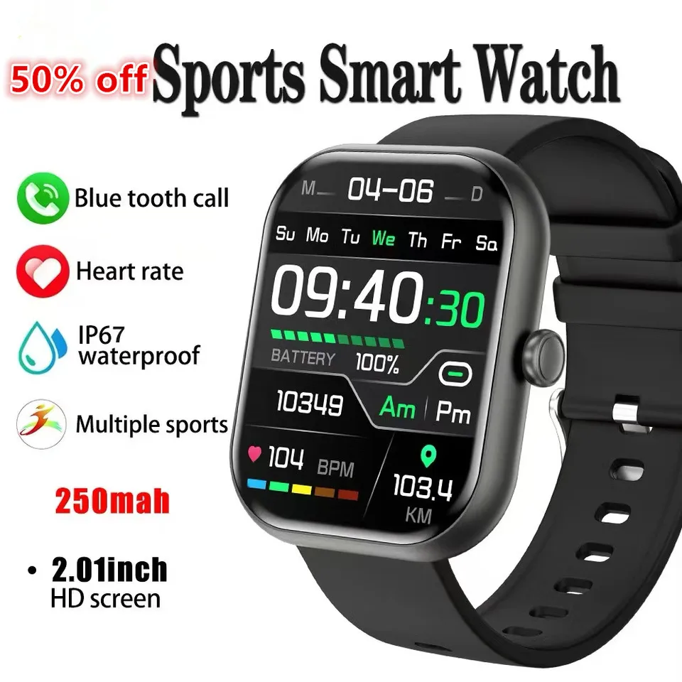 Nové ZW65 SMART Watch for Xiaomi Oppo Bluetooth Call Men Men Health Monitoring IP68 Vodotesný športový režim Brancelet Ženy