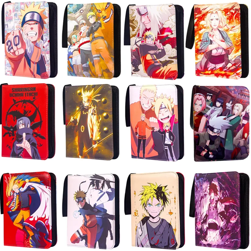 Nové úložisko Naruto Card Storage 50 strán Jiugongge Sasuke Sakura Kakashi Tsunade Naruto Special Collection Book Folder