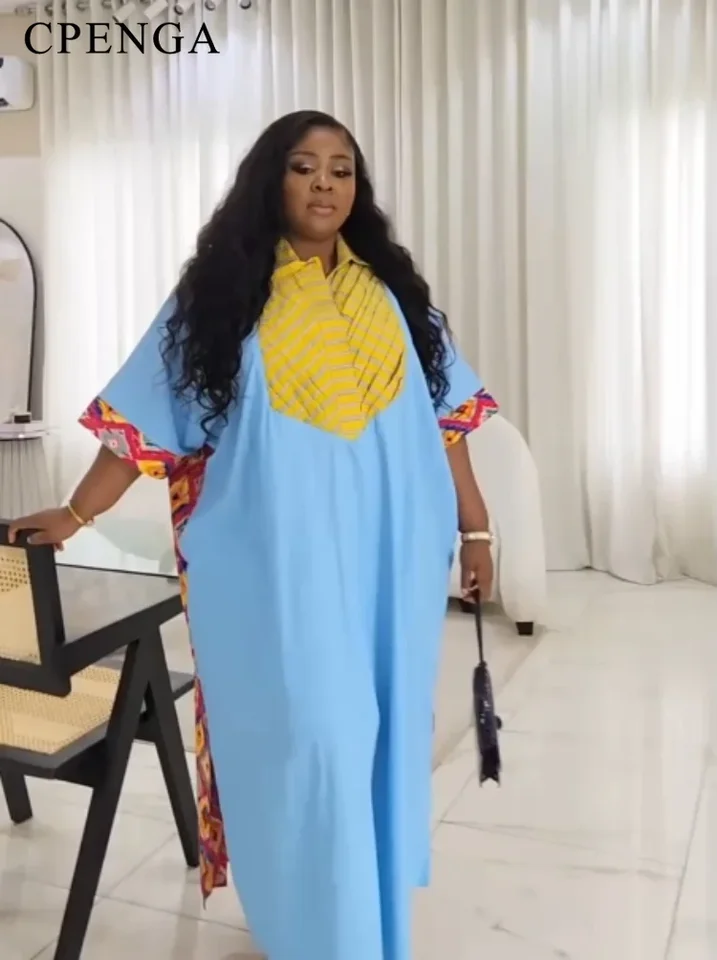 Nové šaty Bubu pre ženy pre ženy Tradičné nigérijské dámy Dashiki Kaftan Robe 2024 Ramadan African Abaya Turecko Rúch