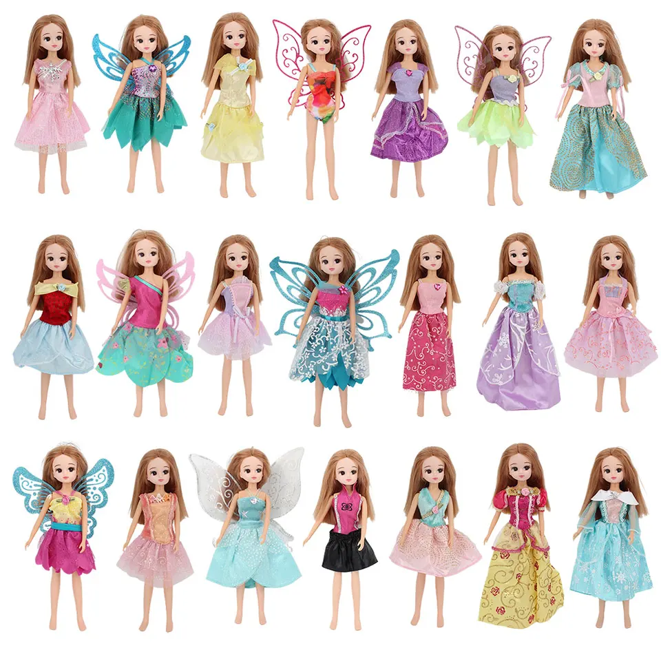 Nové šaty na šaty vhodné pre 23 cm Bratz Doll a 30 cm Blythe Doll a 25 cm Licca Doll Clothes