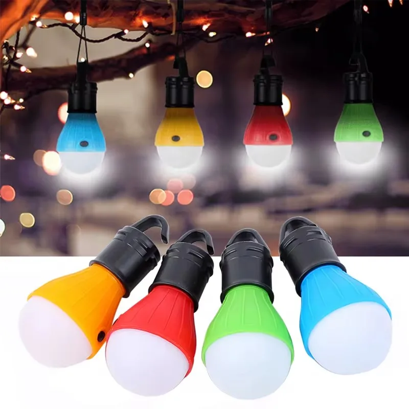 Nové žiarovky LED žiarovky Vonkajšie zavesené svetlá kemping svetlo stan svetlo mini nočné svetlo núdzové svetlo