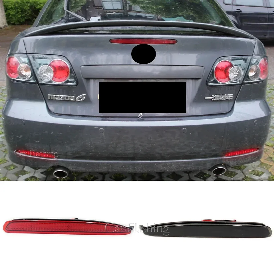 Nové！ 2ks LED LED zadné nárazník BRZDE STOPOVANIE SLOŽNÉHO LAMP pre Mazda 6 2003 2004 2005 2006 2007 2008