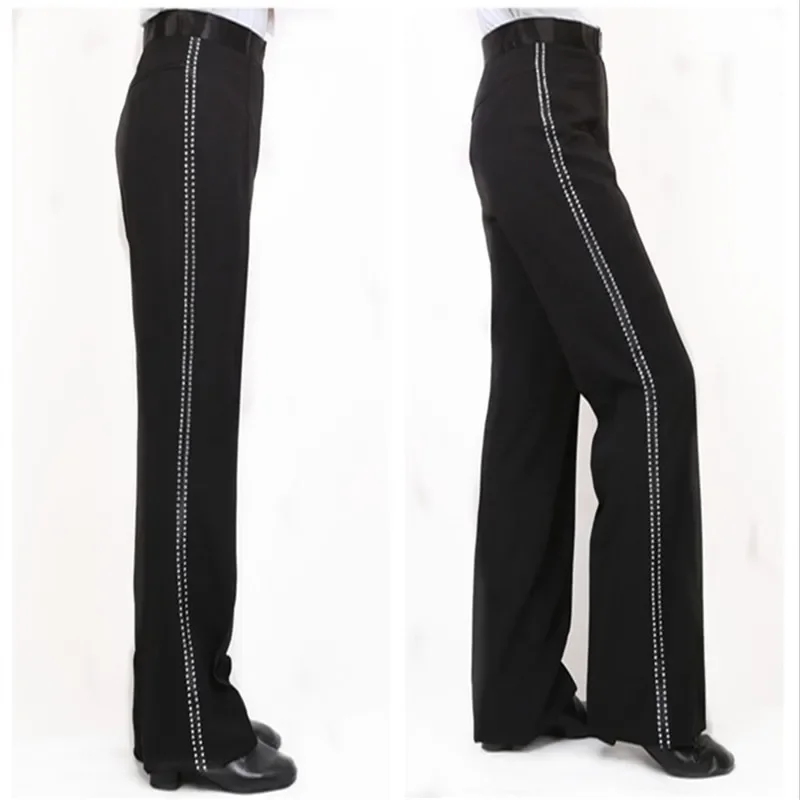 Noví muži/chlapec latinské tanečné nohavice Panty Set Auger Boy's/Mens Ballroom Dance Pants Moderný tanec Pant Jazz/Cha Cha/Samba Dance Wear