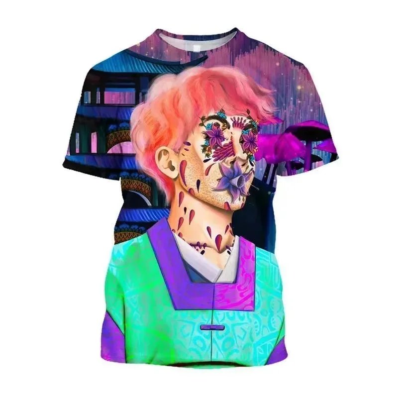 Noví muži Európske a americké módne predaja 3D Digital Flip Zero Hacker Cyberpunk Print Cool módne tričko Muži a ženy