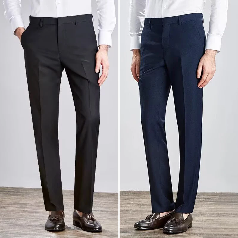 Noví muži základné všestranné pracovné oblečenie Navrh nohavice Mužské zakrývanie horúceho predaja členkovú dĺžku orezaných nohavíc módne streetwear blazer nohavice