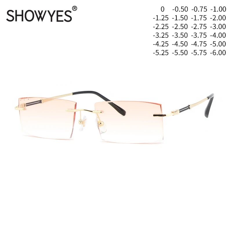 Noví obchodníci RiMless Myopia mínus zrakové okuliare módne okuliare Optické šošovky proti modrému svetlu Cyl Custom Recept Oviepka