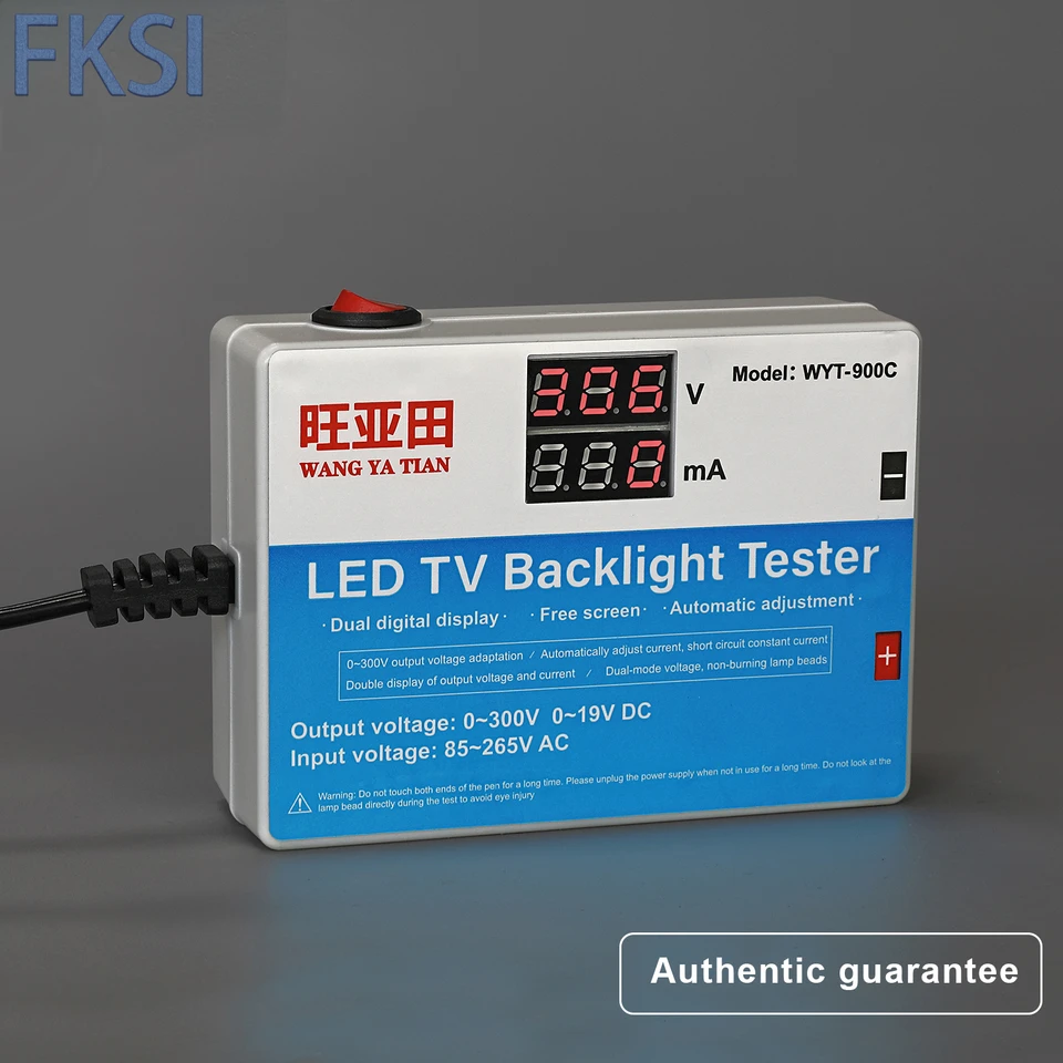NOVÝ 0-300V Výstupný viacúčelové viacúčelové Ledtester TV podsvietenie prúžkov guľôčkových korálikov Prúd a meranie displeju napätia (bezplatné opravné nástroje)