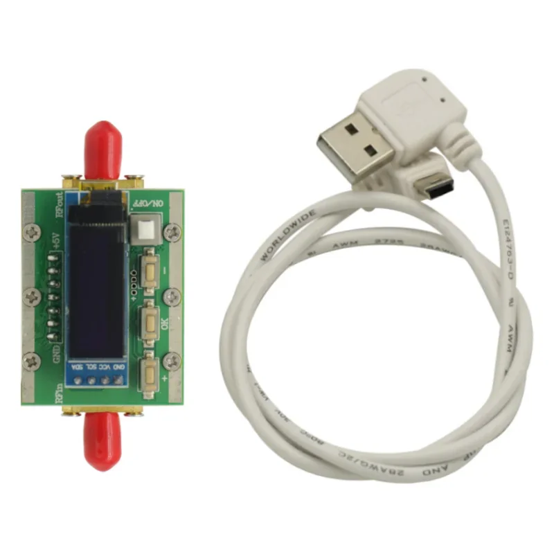 Nový 1-3800MHz RF Digital Programmable RF Atenuátor 0-31db Nastaviteľný krok 1 dB PC Softvér Control pre modul analyzátora Spectrum Analyzer Modul