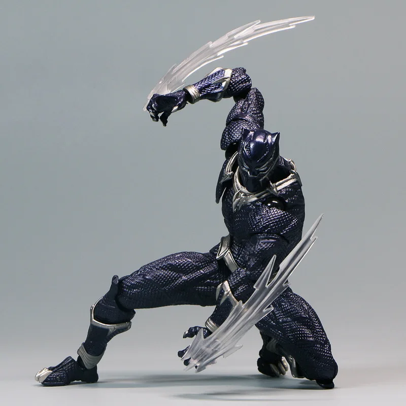 NOVÝ 17 cm Marvel Anime postava Black Panther MOHLABILITY MODEL PVC ZBRAVA ZBRAJA AKCIA HODNOTENIA DEKTOP DEKORÁCIA KID DARČEK