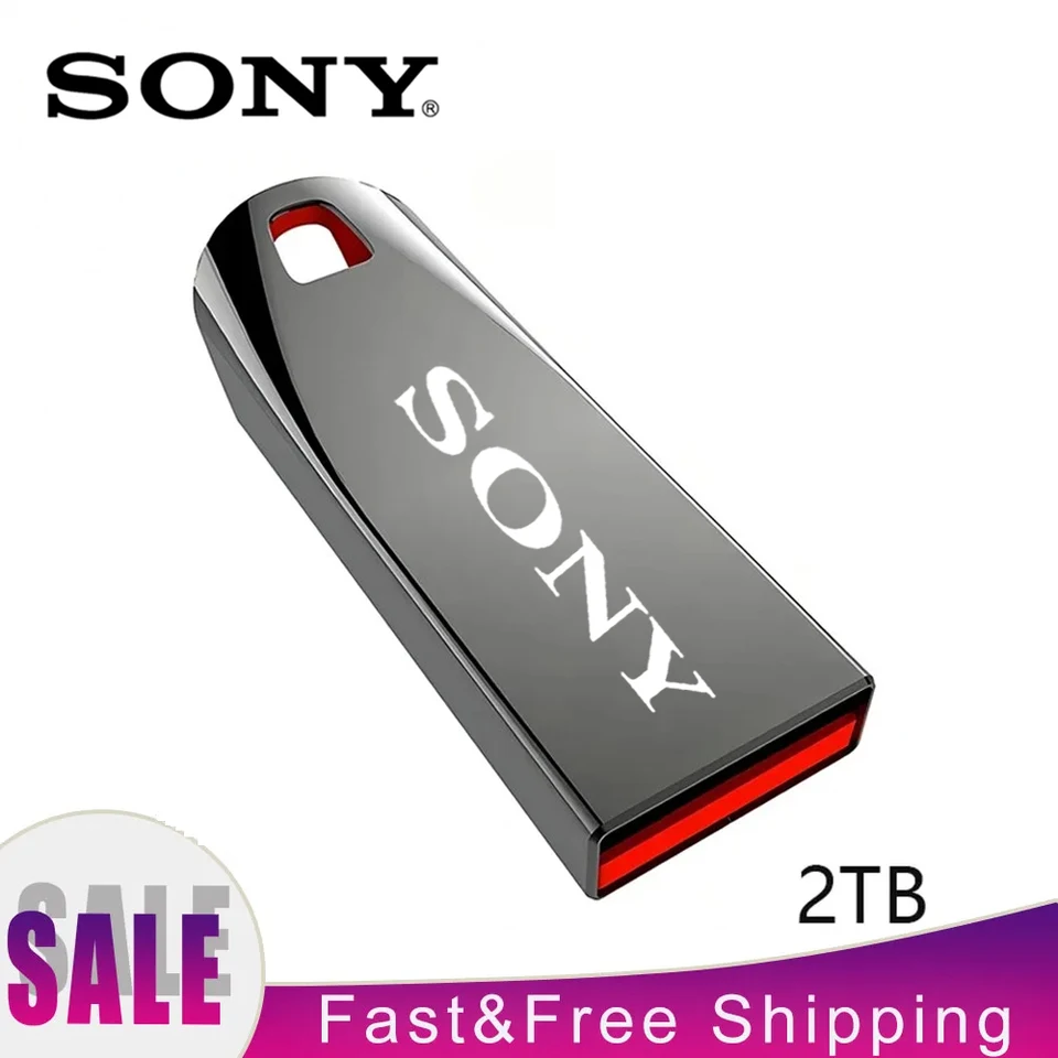 NOVÝ 1TB 2TB Sony Metal Flash Drive thumbdrive Pendrive 256 GB 512 GB 32GB WATERPOUD U Disk Keyrings je možné pripevniť Memoria USB USB
