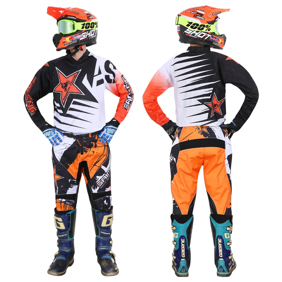 Nový 2022 Rýchlo Fox 180 Enduro Motokros Gear Set MX Jersey Pants Motorbike Clothing MTB pretekársky oblek mimo cesty