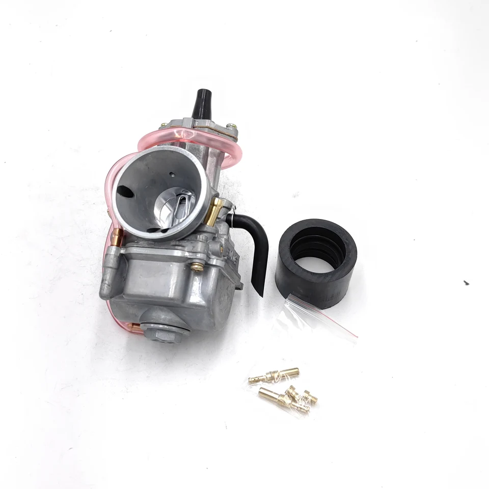 Nový 28 mm PWK Flatslide Power Jet Carb pre Gy6 125 ccm 250 ccm Koso Oko Scooter ATV Oko24