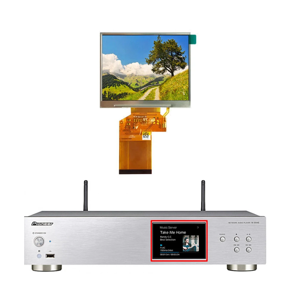Nový 3,5-palcový displej LCD obrazovky pre Pioneer N-30AE Network Audio Player F8
