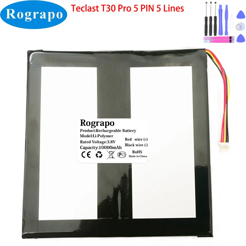 Nový 3,8 V 10000 mAh notebook prenosný počítač Tablet PC batéria pre Teclast T30 Pro T30PRO
