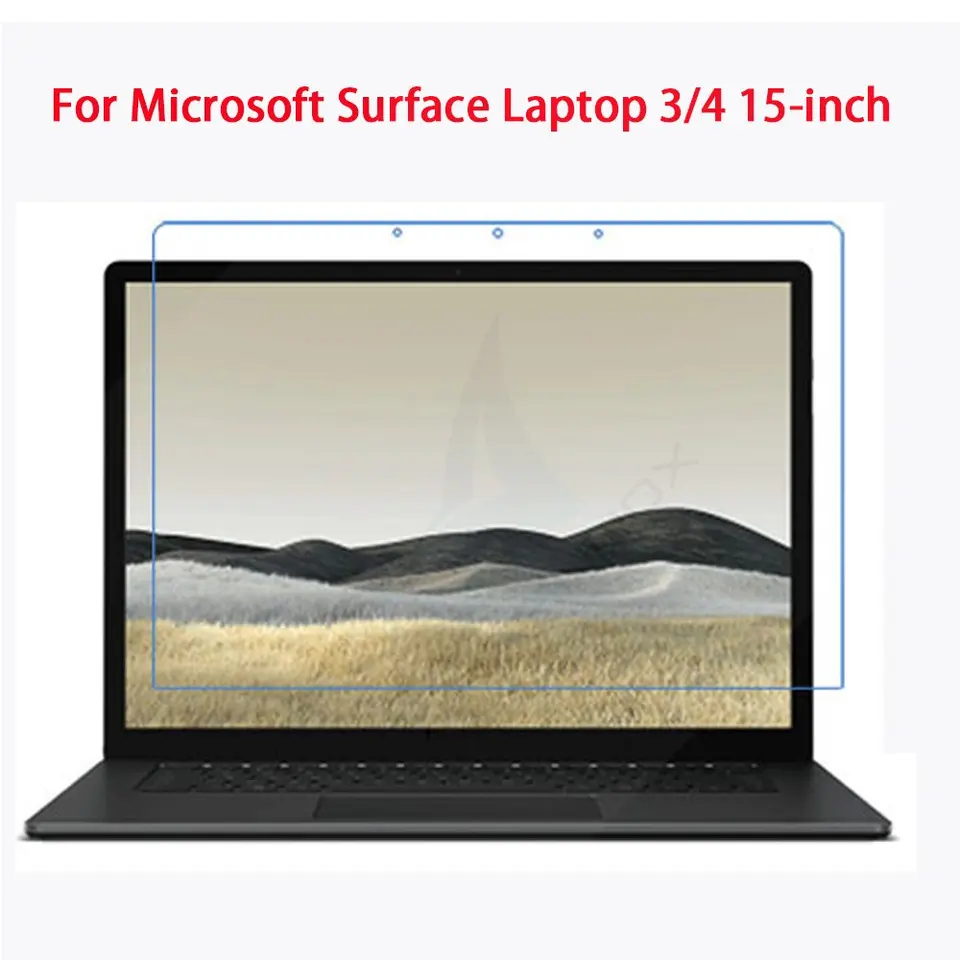 NOVÝ 3KS/LOT Proti Glare Matte PET Ochranca obrazovky pre laptop Microsoft 3/4 15-palcový