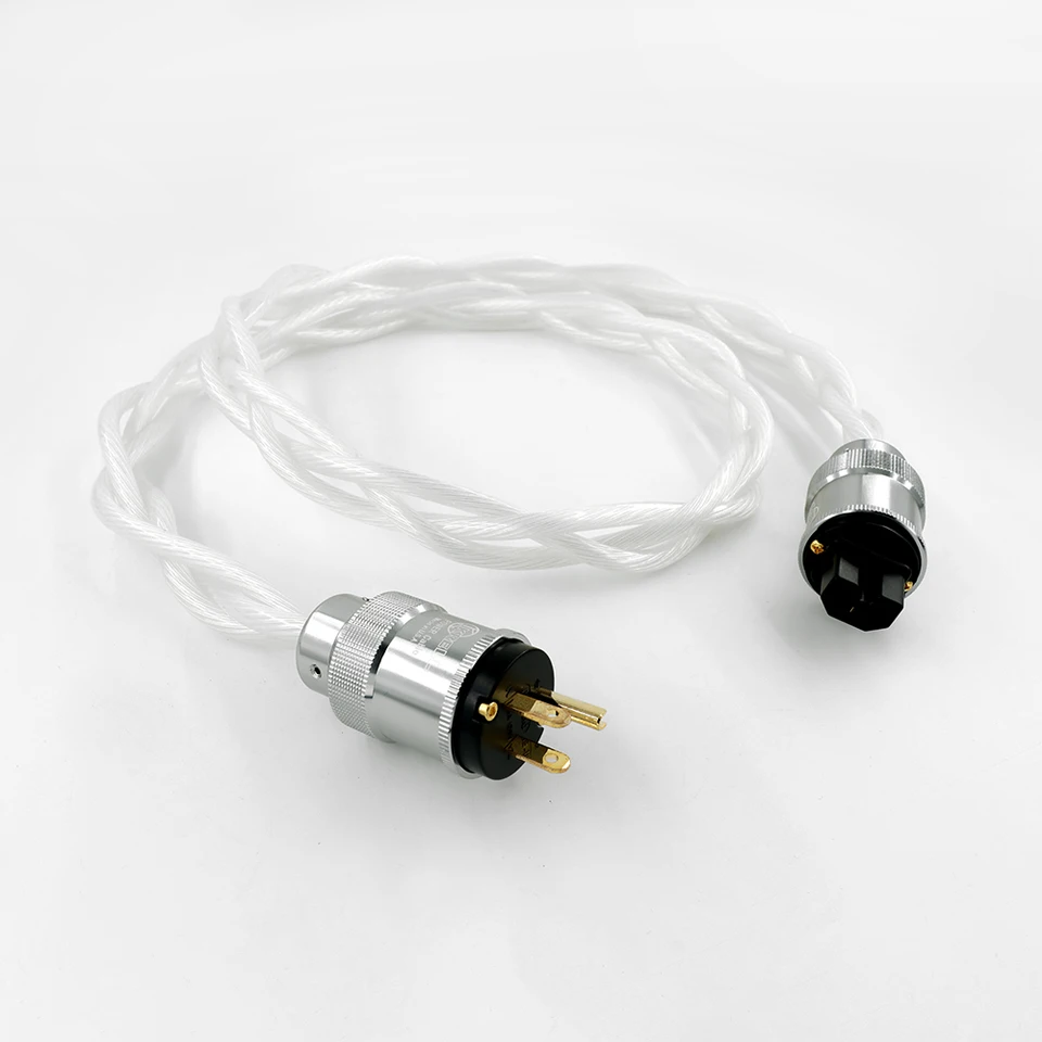 NOVÝ 5N OCC Single Crystal US a EÚ AC ACK Audioophile Audio zosilňovač DAC Filter HIFI Striebro napájacie kábel Preficair