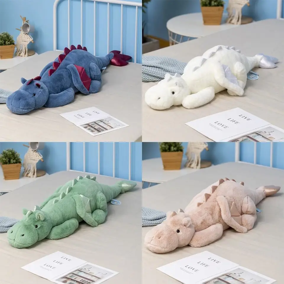 Nový 70 cm plyšový vankúš Little s lietajúcimi krídlami dinosaurus hračky tyrannosaurus spánok