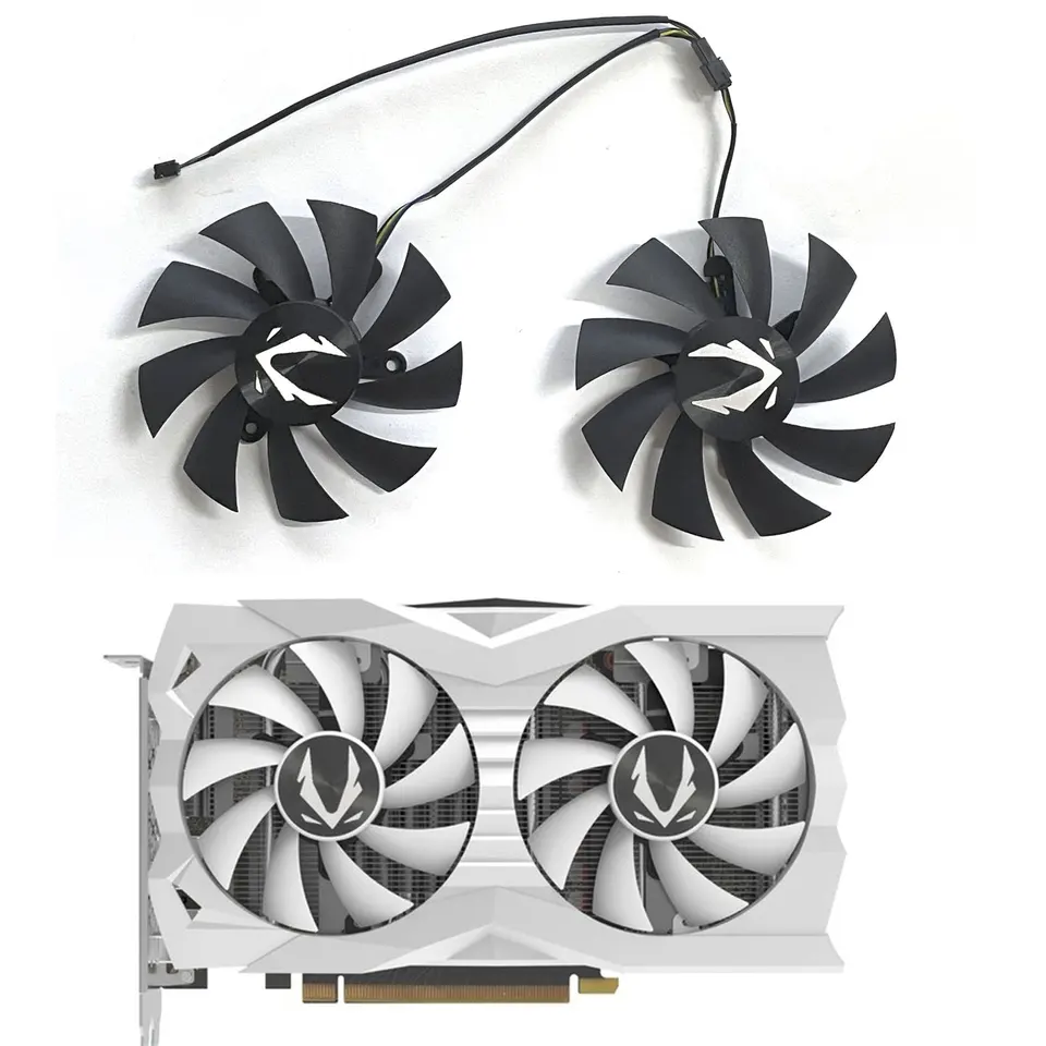 Nový 87 mm 4pin GA92S2U GA92A2H DC 12V 0,46A GPU ventilátor pre Zotac RTX 2060 Super OC White Edition Grafics Card Card