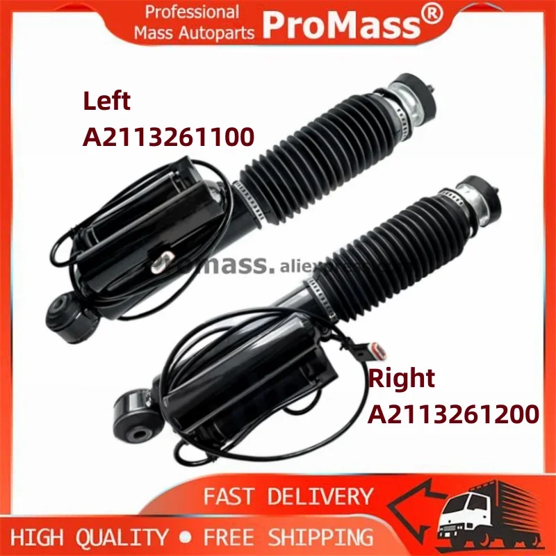 Nový A2113261200 A2113261100 Zadný / pravý tlmič W / ADS pre Mercedes W211 C219 E320 E350 E500 E550 4MATIC AirMatic